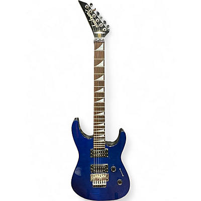 Used Jackson Dinky Reverse Headstock Blu Solid Body Electric Guitar