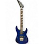 Used Jackson Dinky Reverse Headstock Blu Solid Body Electric Guitar Blu