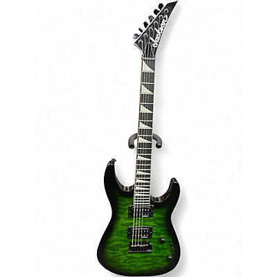 Used Jackson Dinky Standard Trans Green Solid Body Electric Guitar