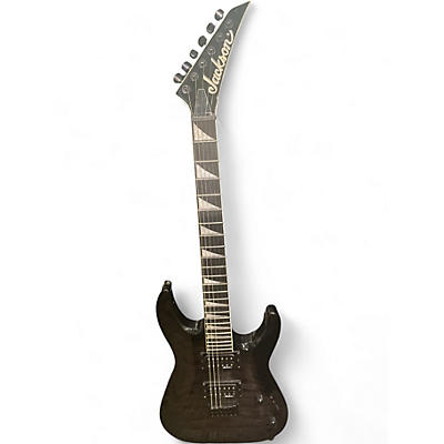 Used Jackson Dinky Translucent Black Solid Body Electric Guitar