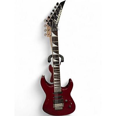 Used Jackson Dk2 Dinky Floyd Rose Red Solid Body Electric Guitar