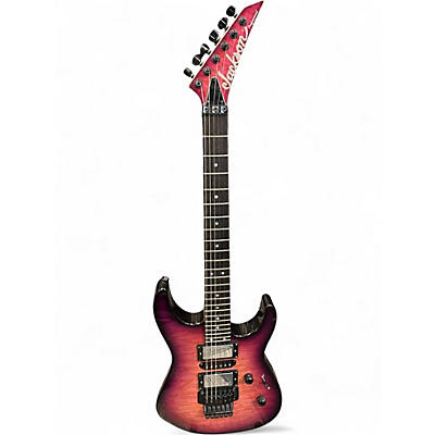Used Jackson EX PROFESSIONAL HSH QUILTED PURPLE BURST Solid Body Electric Guitar