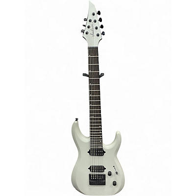 Used Jackson FSR Pro Series DKA7 Dinky 7 String GREY Solid Body Electric Guitar