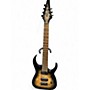 Used Jackson HTP 7 BLACK AND NATURAL Solid Body Electric Guitar BLACK AND NATURAL
