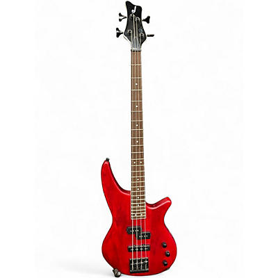 Used Jackson J Series Spectra Bass JS23 Guitar Red Stain Electric Bass Guitar