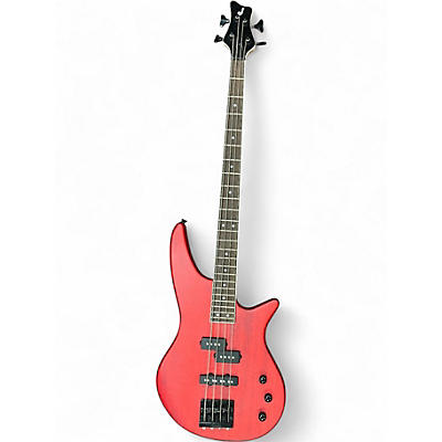 Used Jackson J Series Spectra Bass JS23 Guitar Satin Red Electric Bass Guitar