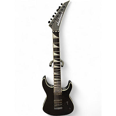 Used Jackson JEFF LOOMIS 7 Black Solid Body Electric Guitar