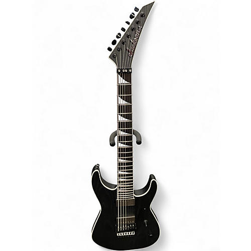 Used Jackson JEFF LOOMIS SOLOIST SL7 Black Solid Body Electric Guitar Black
