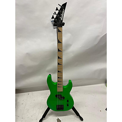 Jackson Used Jackson JS 1M Neon Green Electric Bass Guitar