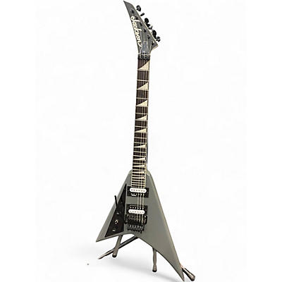 Used Jackson JS Rhoads JS32 Left-Handed Satin Gray Solid Body Electric Guitar