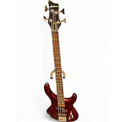 Used Jackson JS SPECTRA Red Electric Bass Guitar