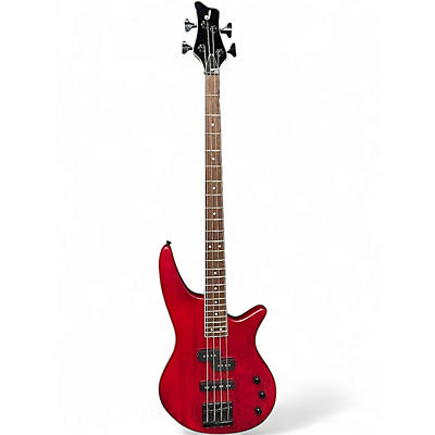 Used Jackson JS SPECTRA STAINED RED Electric Bass Guitar