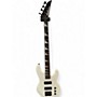 Used Jackson JS Series Concert White Electric Bass Guitar White