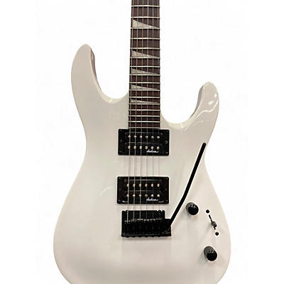 Used Jackson JS Series Dinky Arch Top JS22 white Solid Body Electric Guitar