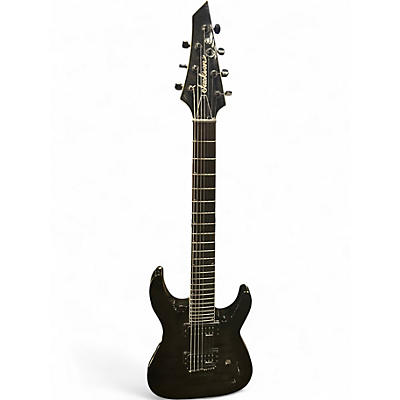 Used Jackson JS Series Dinky Arch Top JS22Q-7 DKA HT Transparent Black Burst Solid Body Electric Guitar