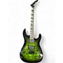 Used Jackson JS Series Dinky JS20 Transparent Green Solid Body Electric Guitar Transparent Green