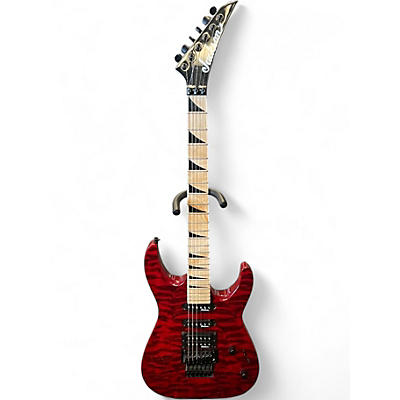 Used Jackson JS Series Dinky JS34Q DKA-M TRANSPARENT RED Solid Body Electric Guitar