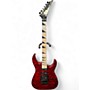 Used Jackson JS Series Dinky JS34Q DKA-M TRANSPARENT RED Solid Body Electric Guitar TRANSPARENT RED
