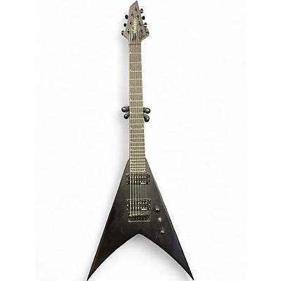 Used Jackson JS Series King V JS22 KV HT 7-String Black Solid Body Electric Guitar