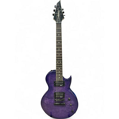 Used Jackson JS Series Monarkh JS22Q Transparent Purple Burst Solid Body Electric Guitar