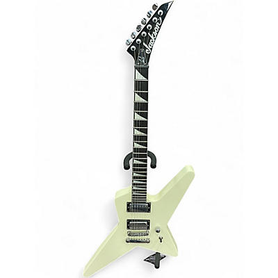 Used Jackson  JS Series Signature Gus G. Star JS32T Ivory Solid Body Electric Guitar