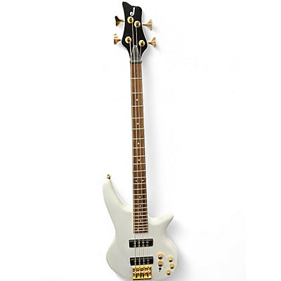 Used Jackson JS Series Spectra Bass JS3 Snow White Electric Bass Guitar