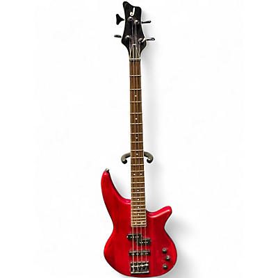 Used Jackson JS Series Spectra Satin Red Electric Bass Guitar
