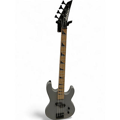 Used Jackson JS1M Concert Bass Satin Gray Electric Bass Guitar
