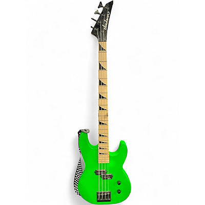 Used Jackson JS1M LIME GREEN Electric Bass Guitar