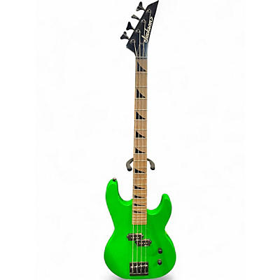Used Jackson JS1M NEON GREEN Electric Bass Guitar