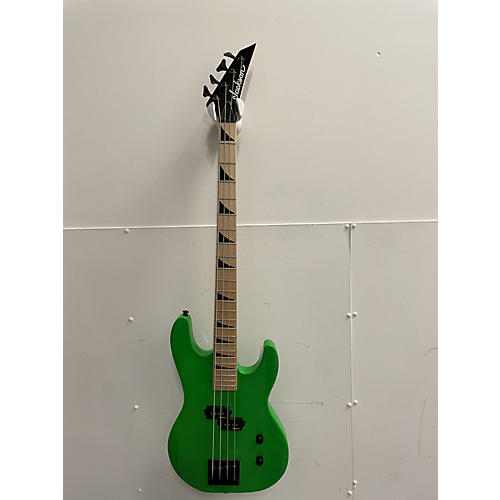 Jackson Used Jackson JS1M Neon Green Electric Bass Guitar Neon Green