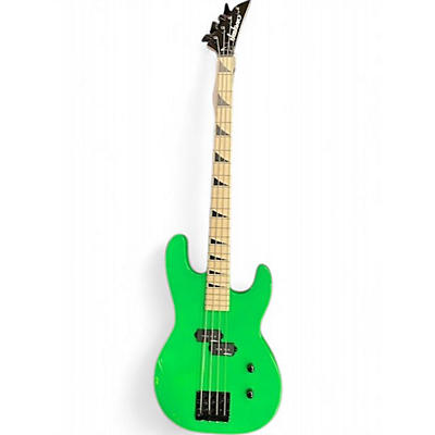 Jackson Used Jackson JS1M Neon Green Electric Bass Guitar