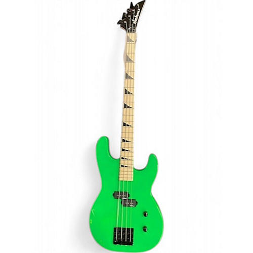 Jackson Used Jackson JS1M Neon Green Electric Bass Guitar Neon Green