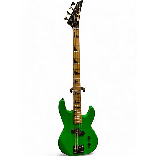 Jackson Used Jackson JS1M Neon Green Electric Bass Guitar Neon Green