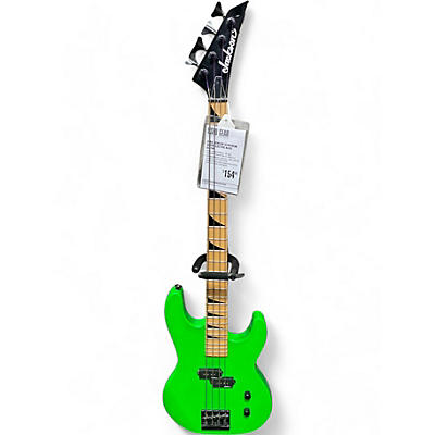 Jackson Used Jackson JS1M Neon Green Electric Bass Guitar