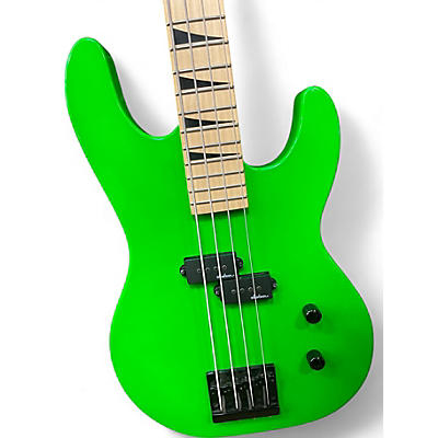 Jackson Used Jackson JS1M Neon Green Electric Bass Guitar