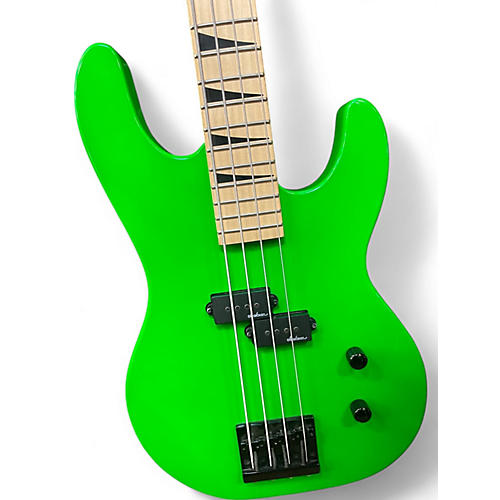 Jackson Used Jackson JS1M Neon Green Electric Bass Guitar Neon Green