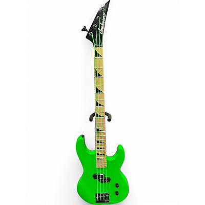 Used Jackson JS1M Neon Green Electric Bass Guitar