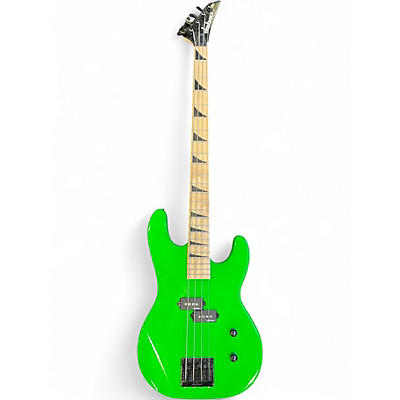 Used Jackson JS1M Neon Green Electric Bass Guitar
