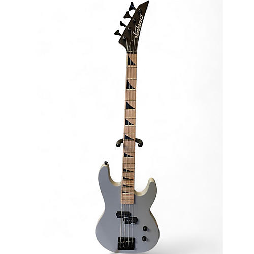 Used Jackson JS1M Satin Grey Electric Bass Guitar Satin Grey