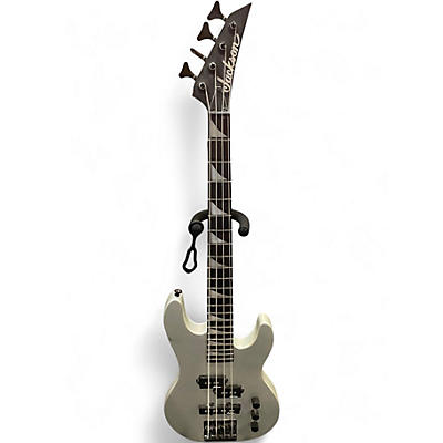 Used Jackson JS1X CONCERT MINION Silver Electric Bass Guitar