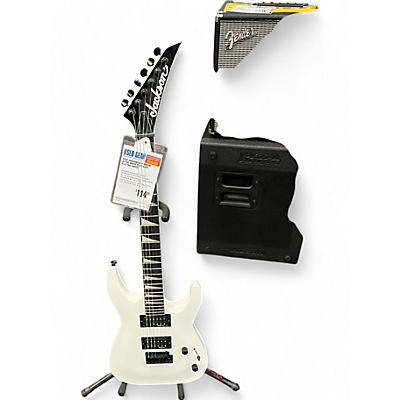 Used Jackson JS1X Minion Alpine White Solid Body Electric Guitar