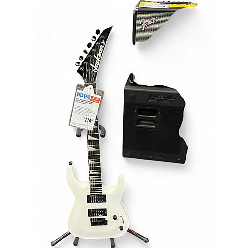 Used Jackson JS1X Minion Alpine White Solid Body Electric Guitar Alpine White