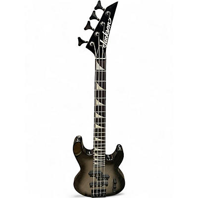 Used Jackson JS1X Minion Bass Black and Silver Electric Bass Guitar
