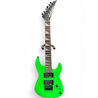 Used Jackson JS1X Minion GREEN Solid Body Electric Guitar