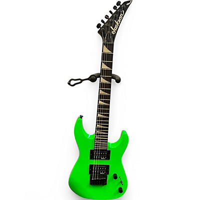 Used Jackson JS1X Minion Neon Green Solid Body Electric Guitar