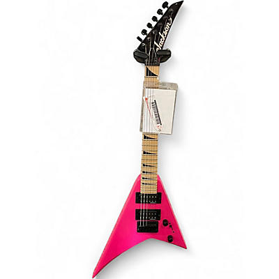 Used Jackson JS1X Minion RR NEON PINK Solid Body Electric Guitar