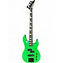 Used Jackson JS1X Minion Short Scale Green Electric Bass Guitar Green