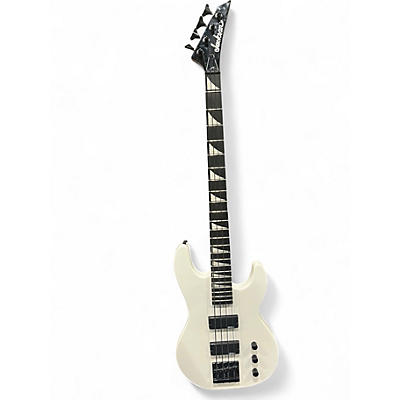 Used Jackson JS2 Concert Alpine White Electric Bass Guitar