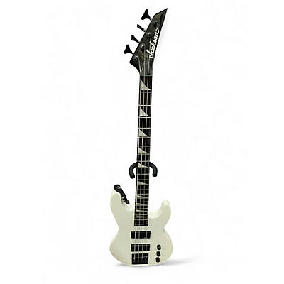 Used Jackson JS2 Concert Classic White Electric Bass Guitar